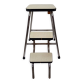 Formica step stool, vintage.