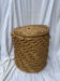 Vintage woven straw basket