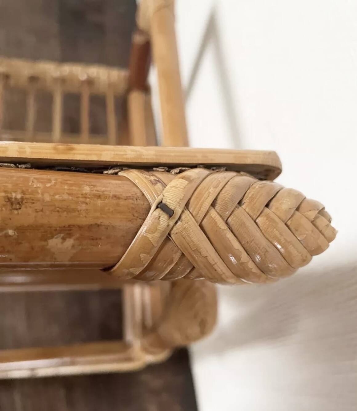 Children's rattan armchair