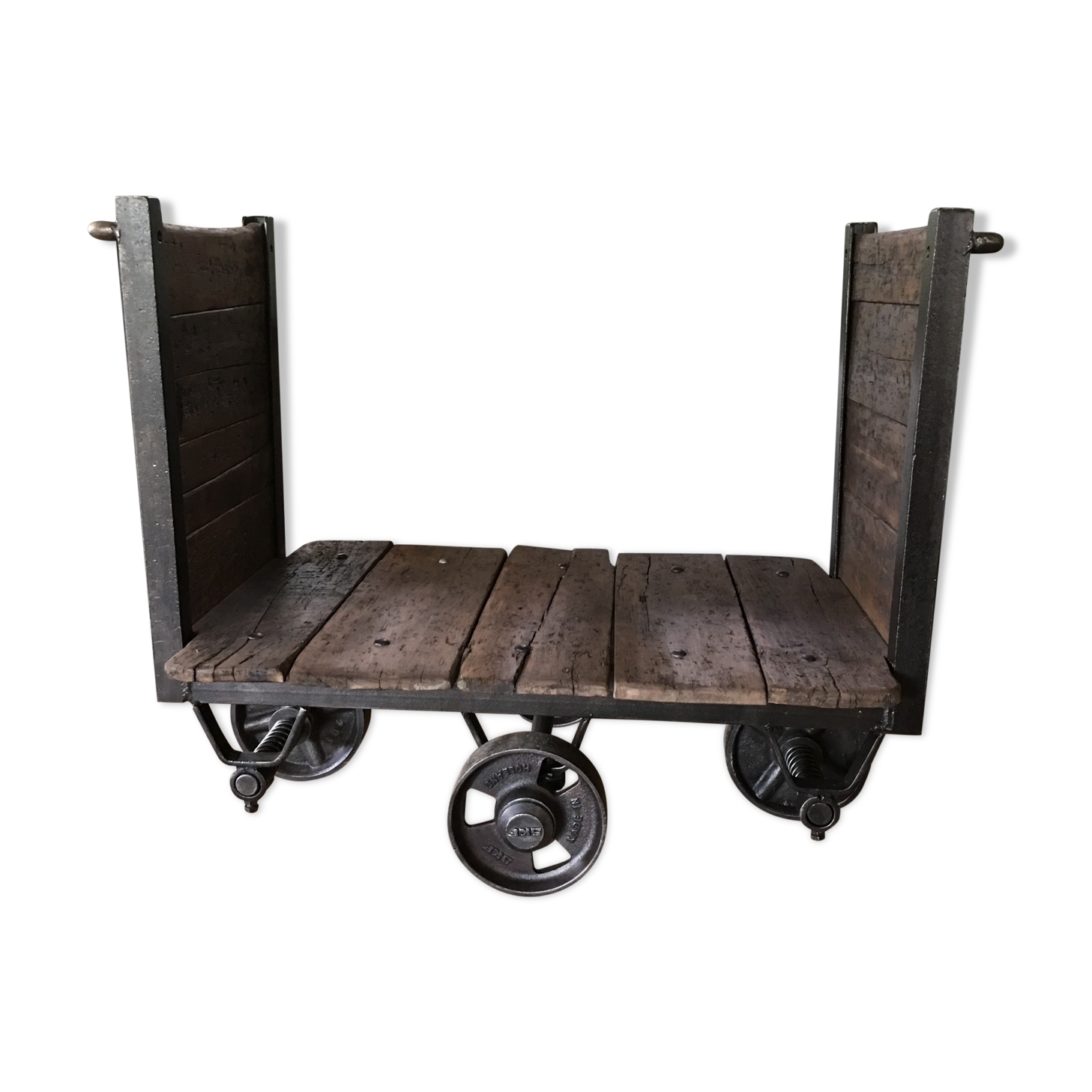 Ancien chariot d'usine SKF Made in holland vers 1950