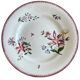 Antique Sarreguemines earthenware mignardise dish on a pedestal