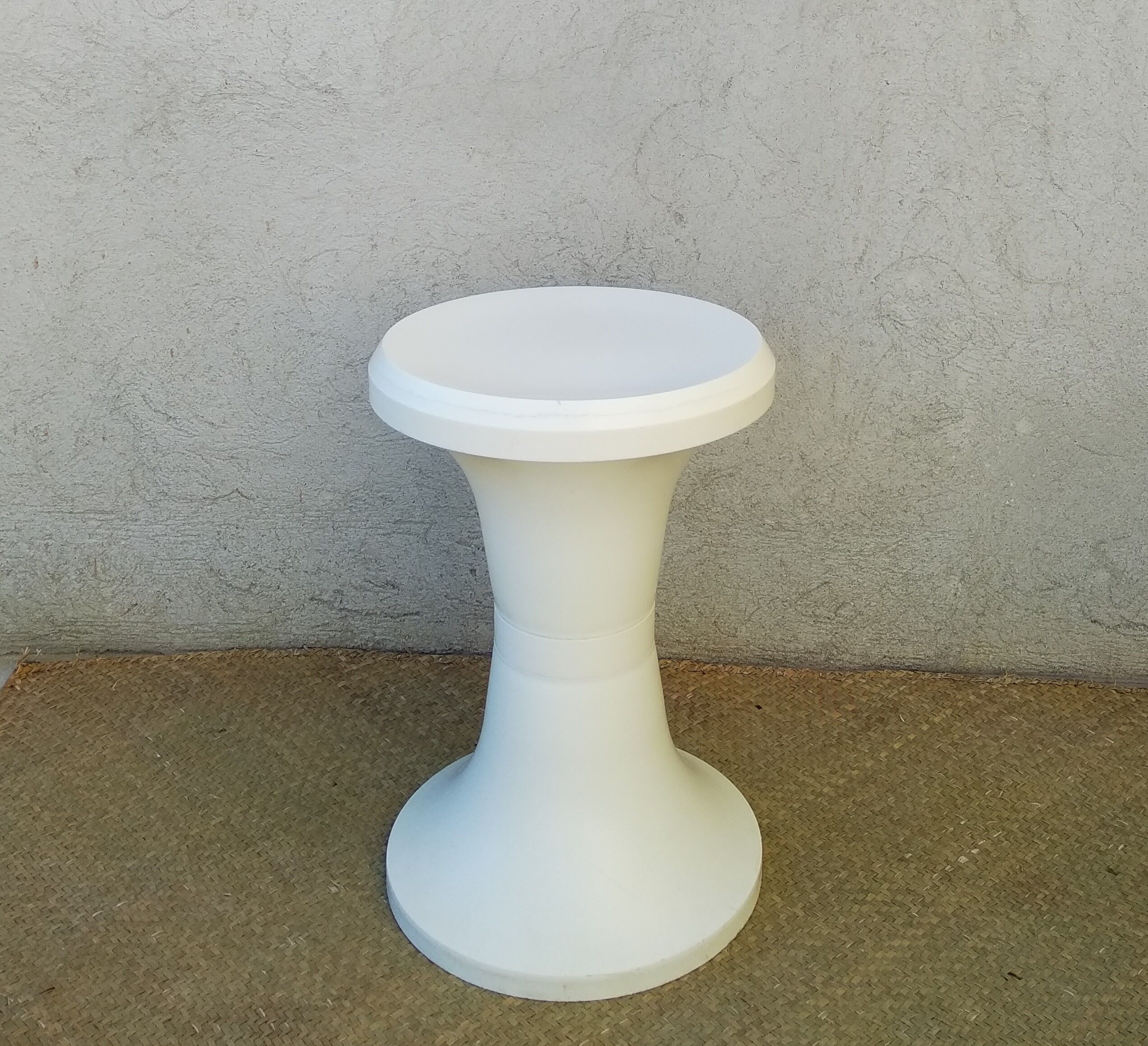 Stool Tam Tam diabolo Vintage 70 White