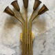 Wall lamp 5 burners brass 50s