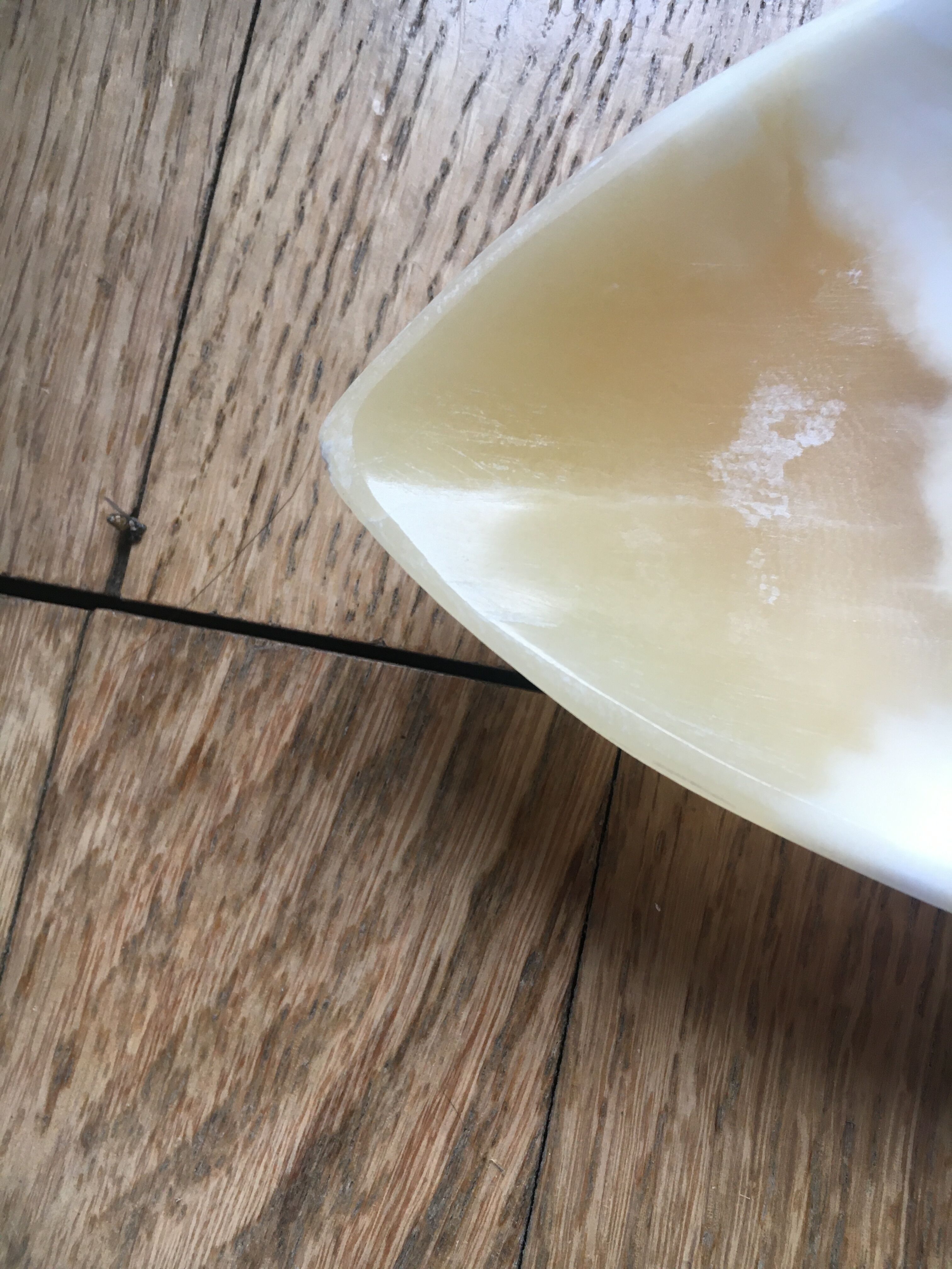White marble aperitif display dish