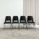 4 Baumann chairs, Manhattan model, circa 1970