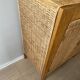 Vintage woven cane buffet