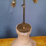 Pair of terracotta lamps