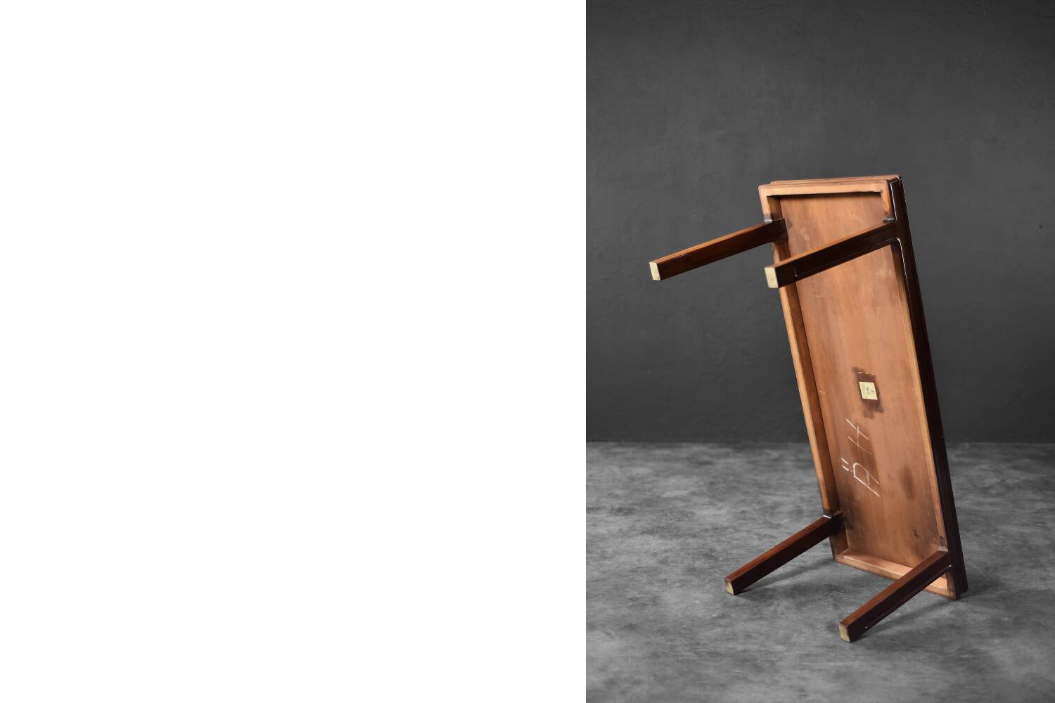 Vintage Mid-Century Scandinavian Modern Mahogany Coffee Table, 1950s