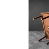 Vintage Mid-Century Scandinavian Modern Mahogany Coffee Table, 1950s