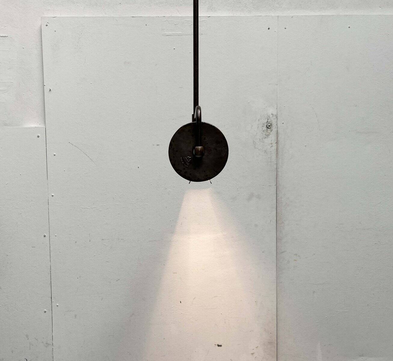 Lampes de plafond industrielles allemandes modernes du milieu du siècle de Hillebrand Leuchten, lot de 2