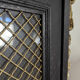 Blackened wooden bookcase display case from the Napoleon III period