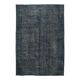 Handmade oriental contemporary 1980s 231 cm x 345 cm grey wool carpet