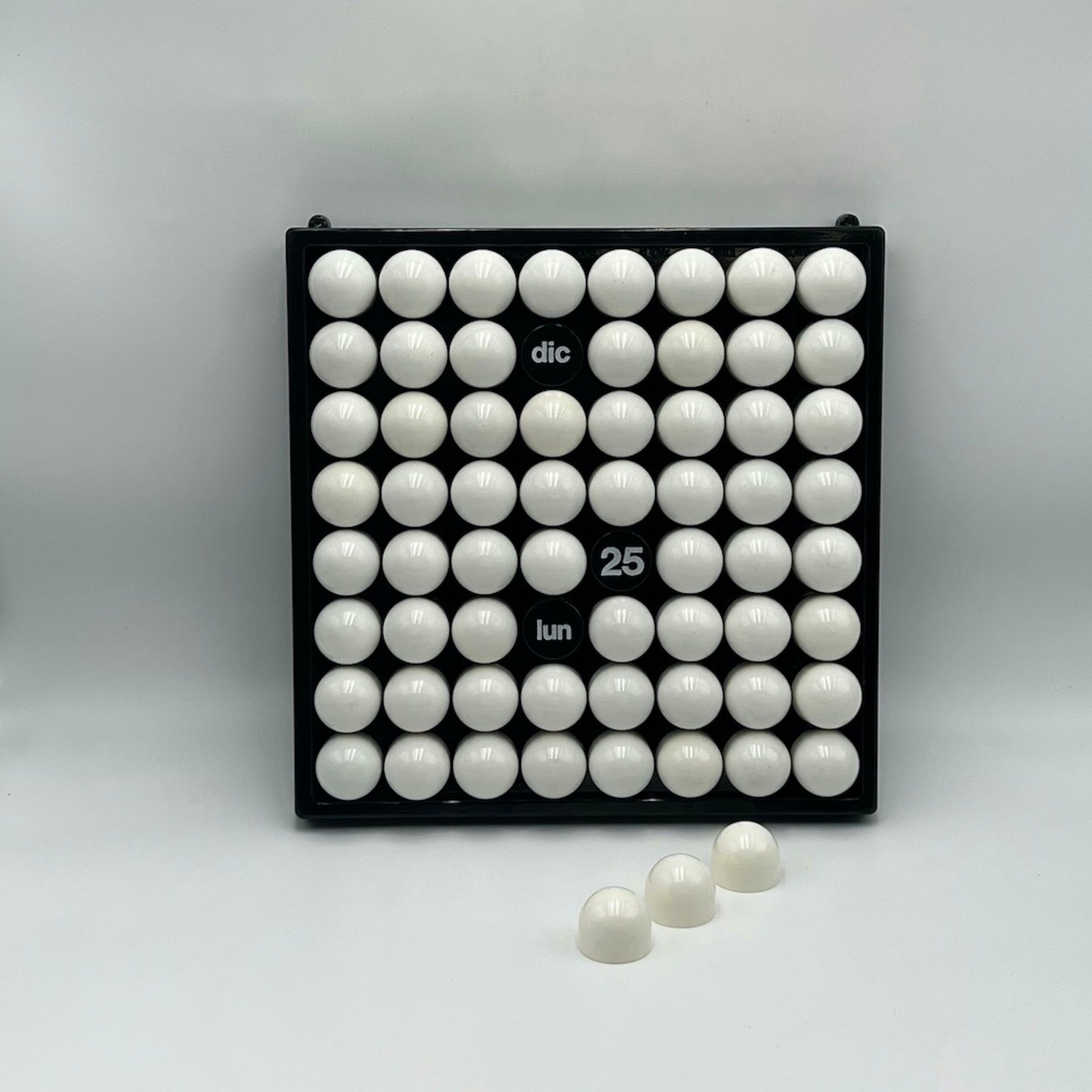 Calendrier perpétuel unique de l'ère spatiale « Wall Ball » par Euroway Torino, années 70