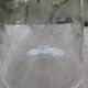 Frosted engraved crystal decanter