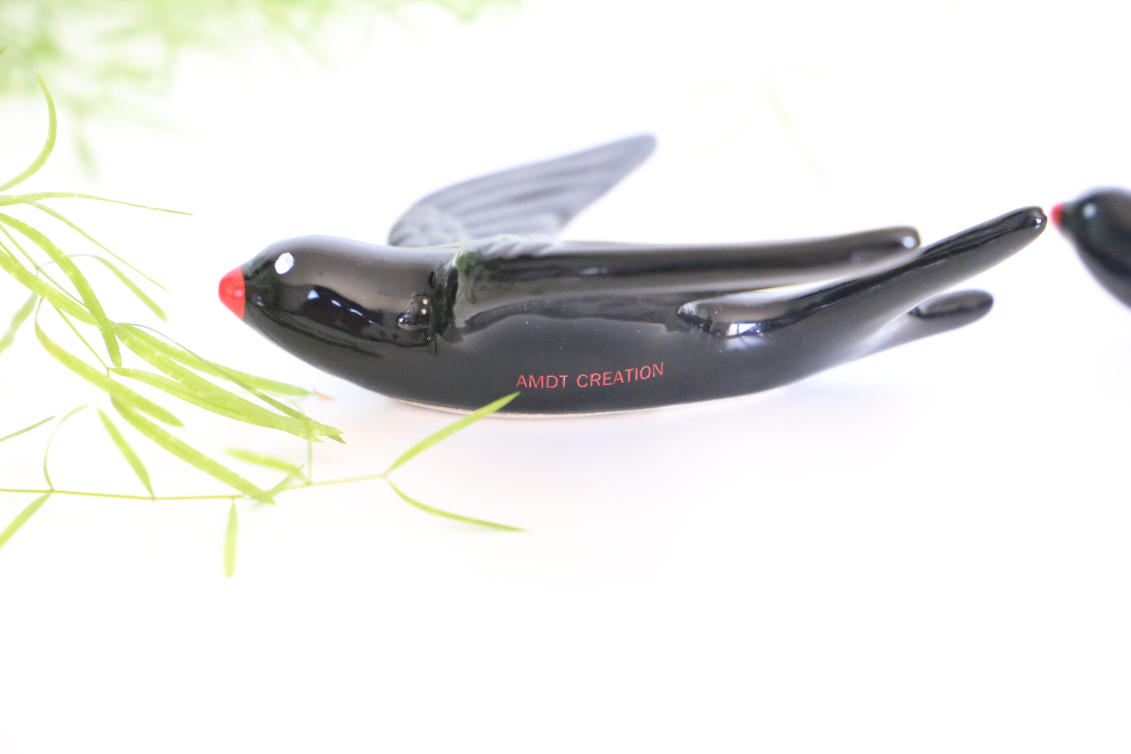 Soaring 3 ceramic swallows