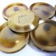 Vintage service plates and serving trays, 39 pieces, silk-screened.