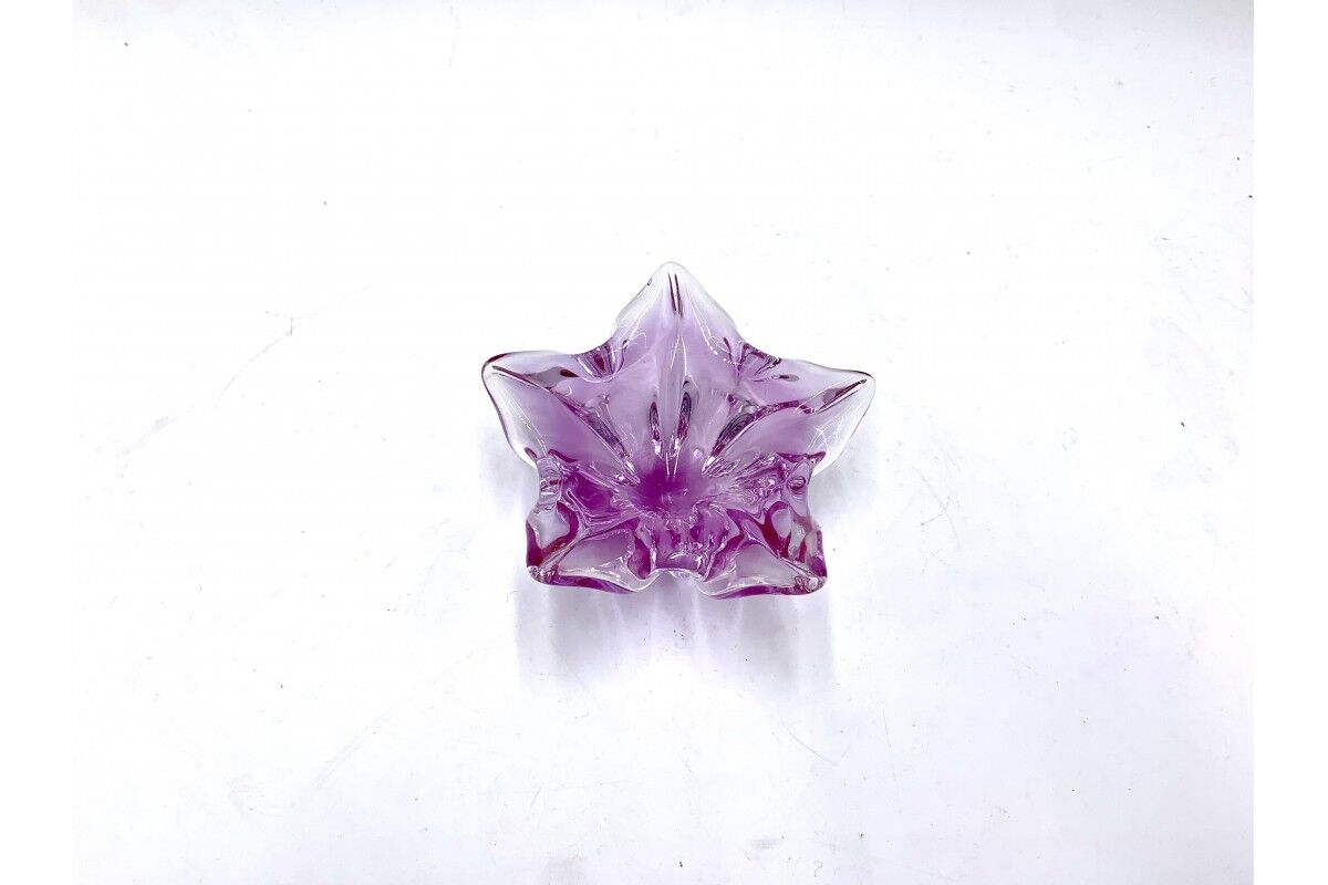 Cendrier en verre années 1960