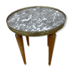 Table guéridon bouillotte