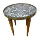 Table guéridon bouillotte