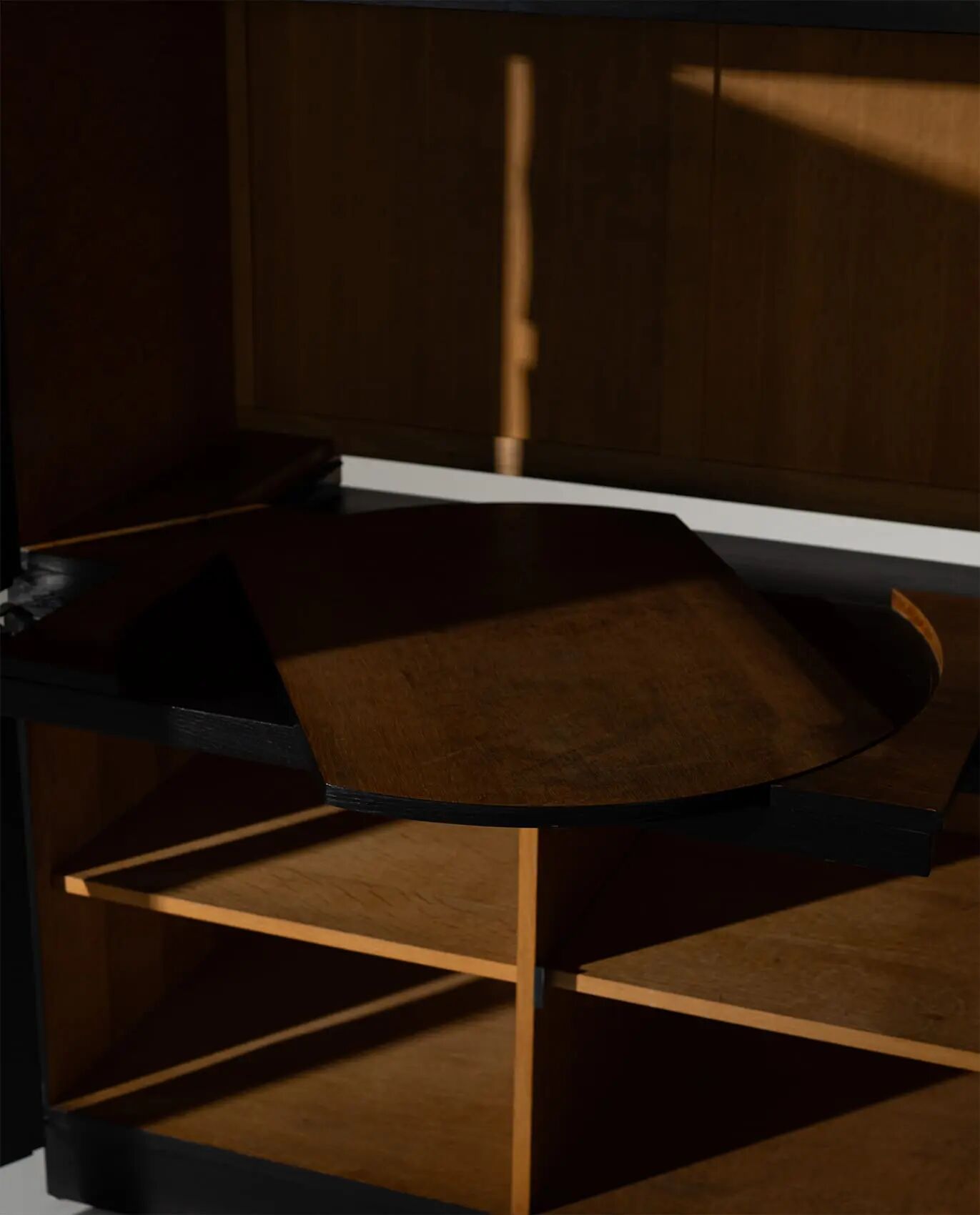 Brutalist Cabinet by J. Batenburg, Belgium 1970s