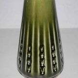Pair of art deco soliflore vases in slurry