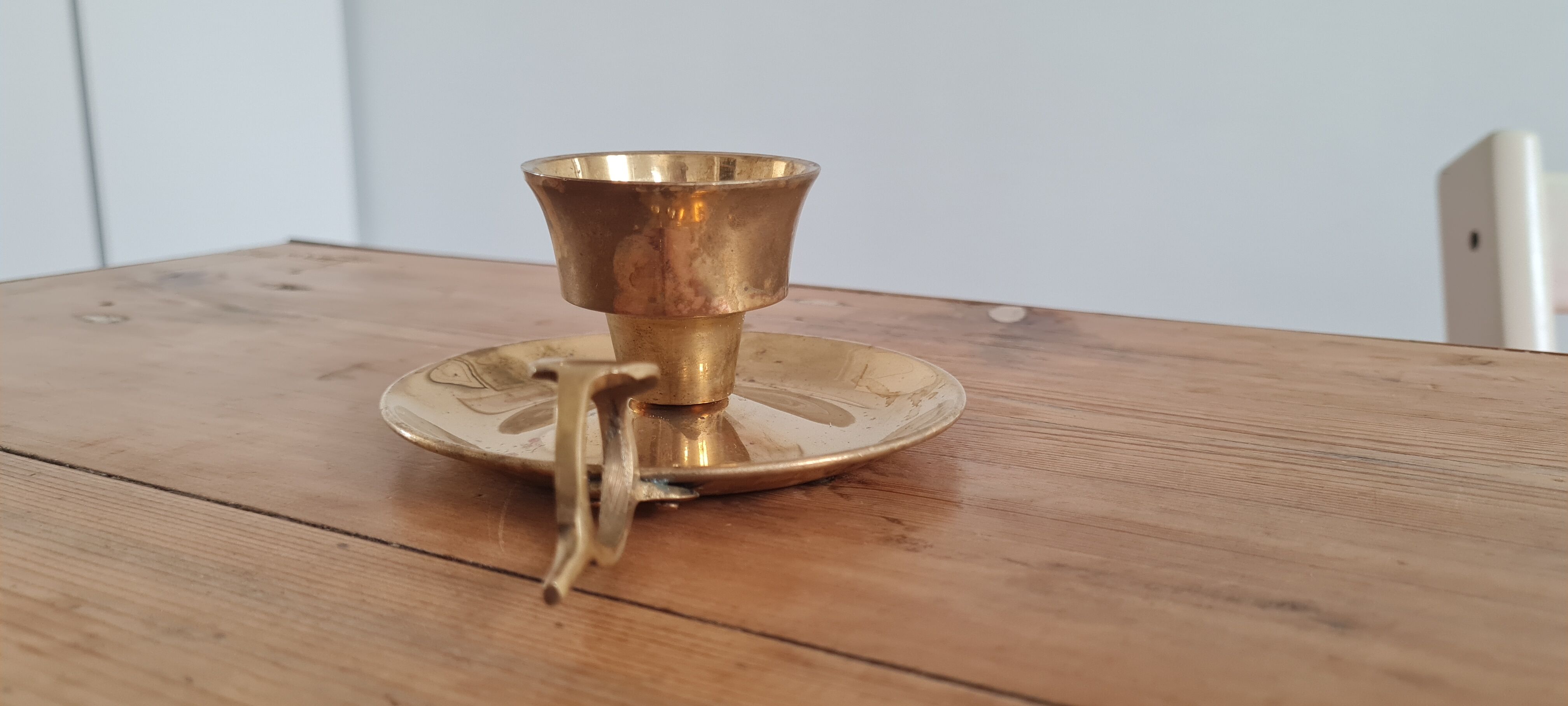 Brass candle holder
