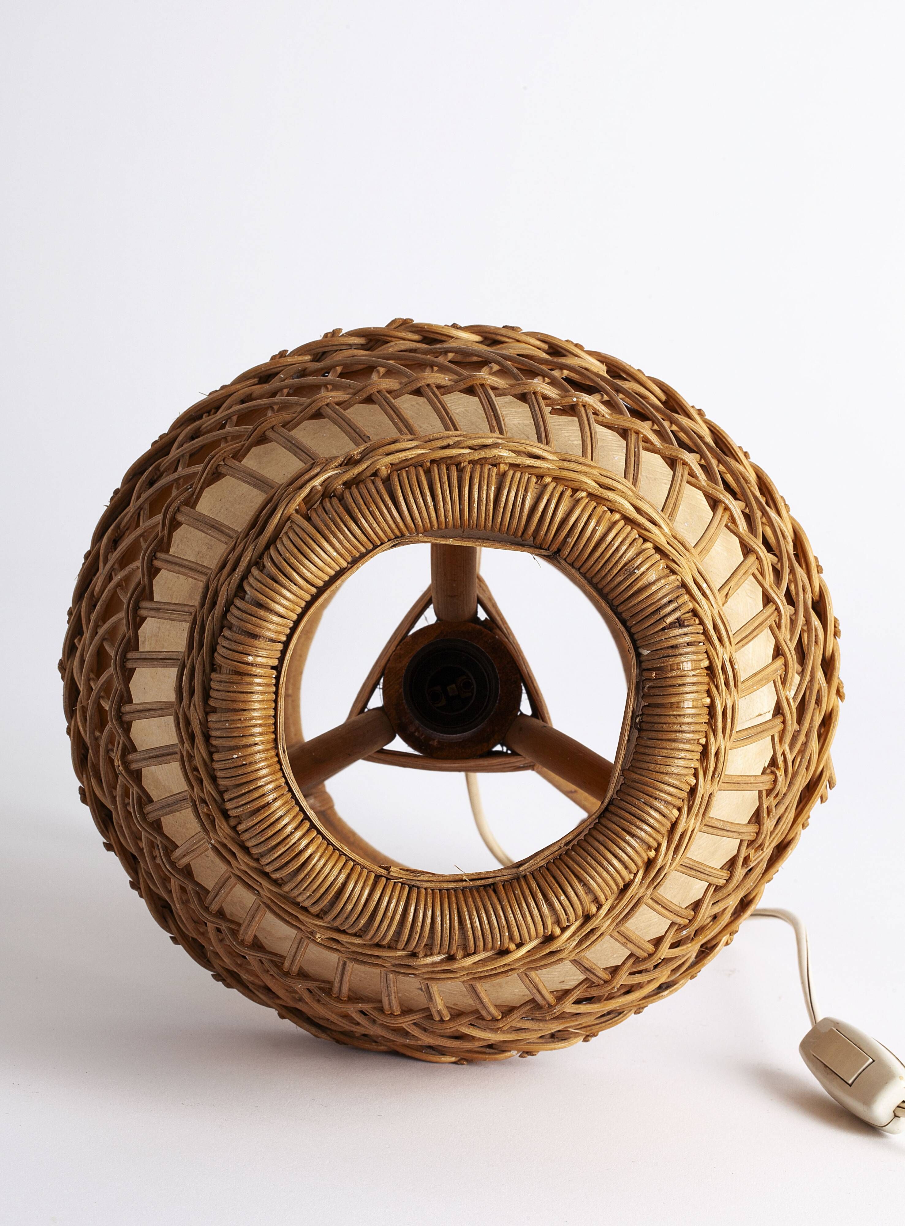 rattan lamp