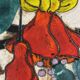 Ruscha ceramic wall decoration flowers Germany