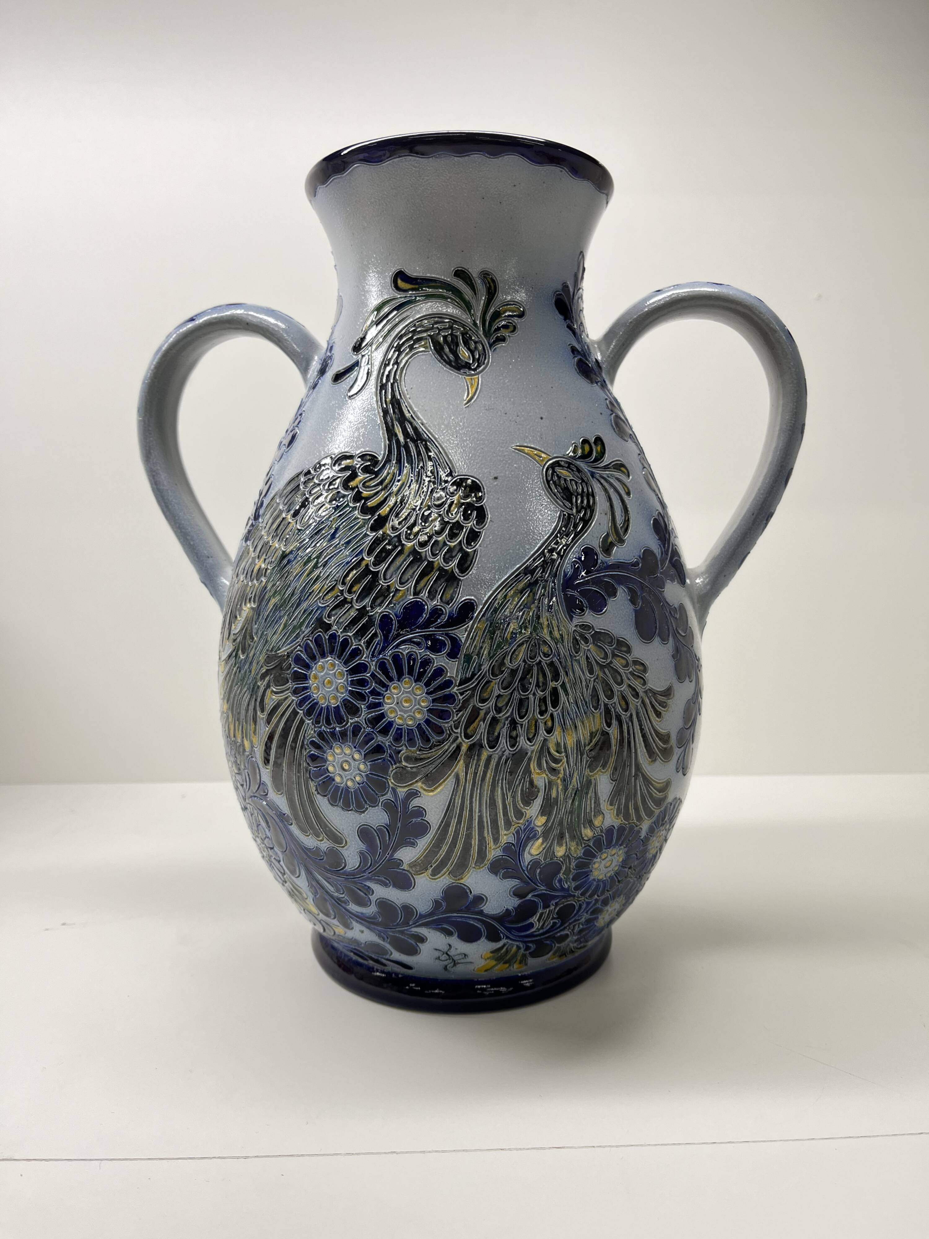 Salt stoneware vase – Roger Paul Schmitter, Betschdorf factory