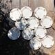 5 Terre de Fer dessert plates Salins Charbonnier