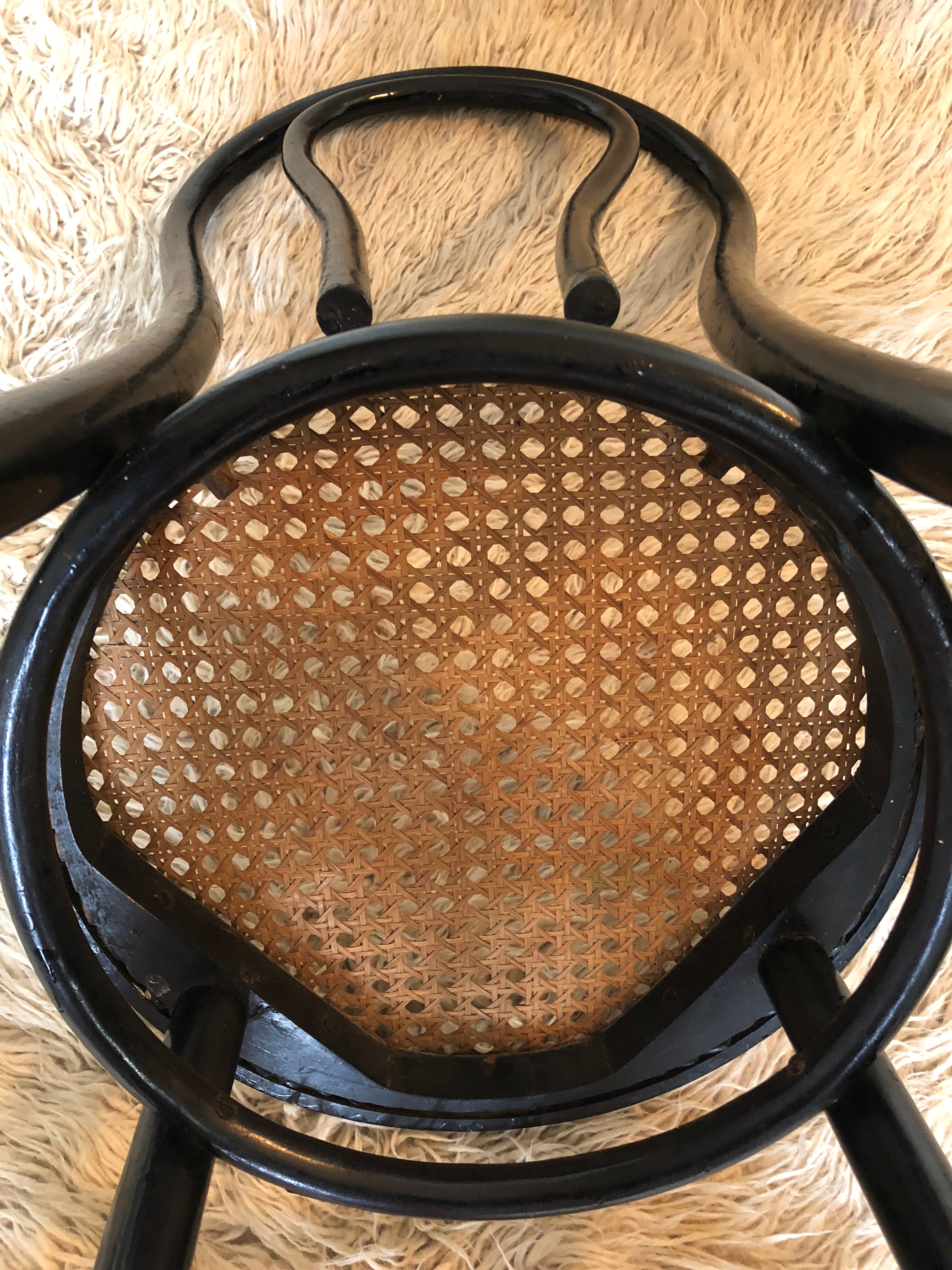 Set of 2 chairs thonet cane