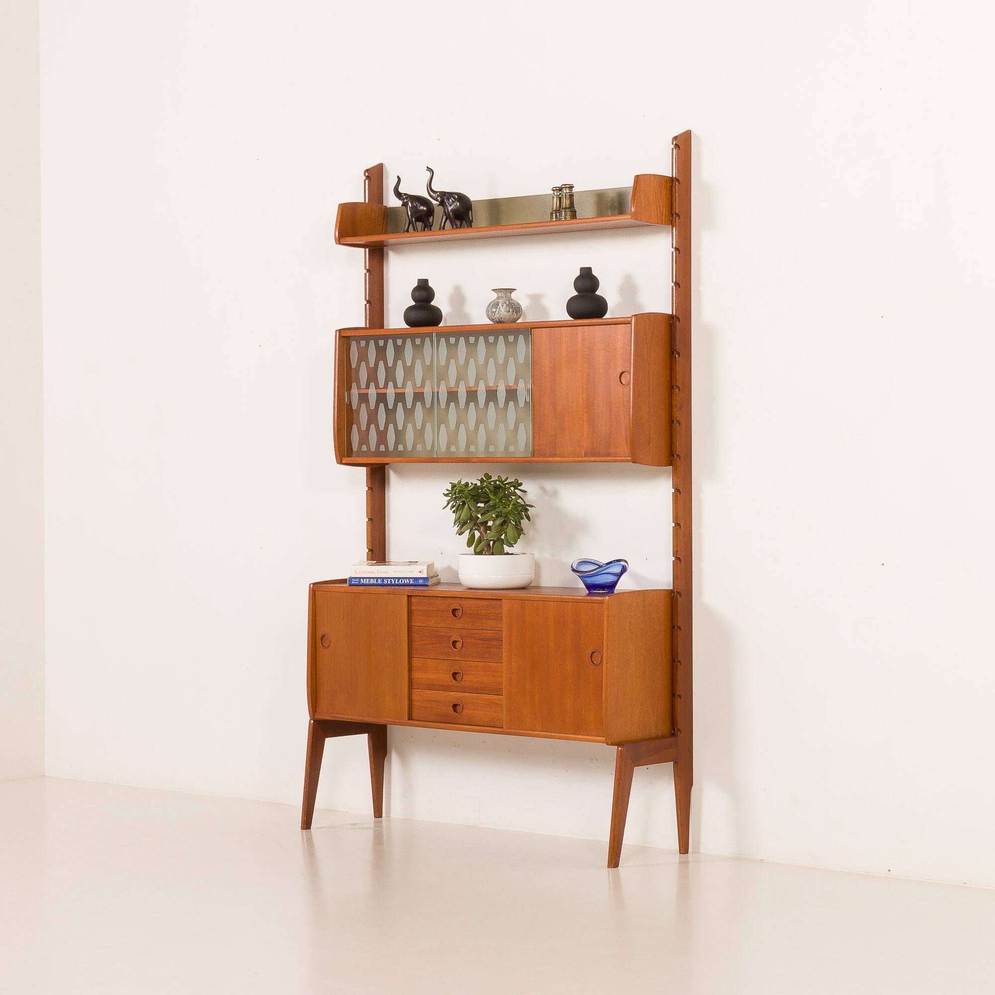 Ergo free standing wall unit by John Texmon, Norway, 1960s