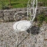 Fauteuil fer forgé XIXe débutXXe