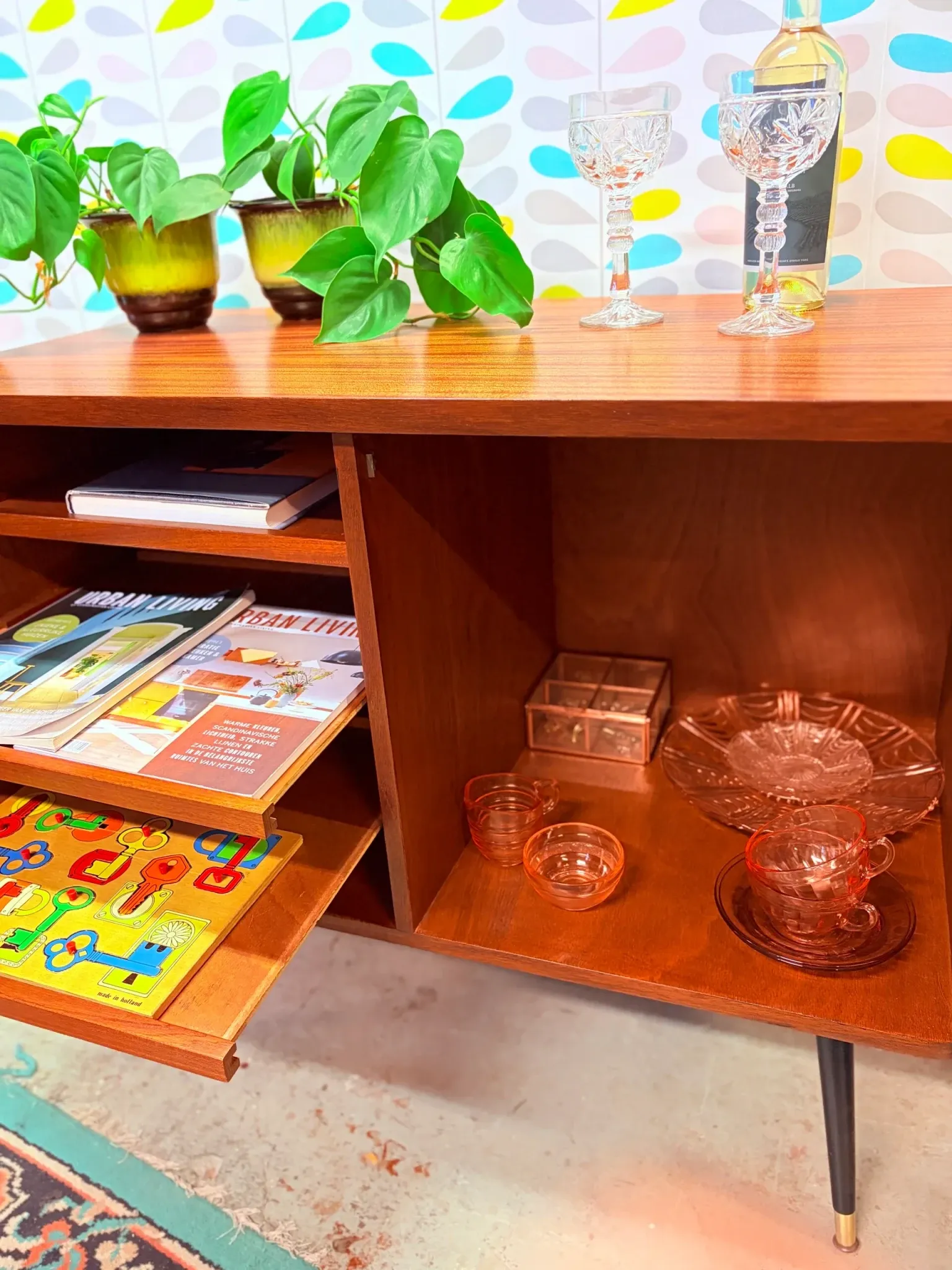 Mid-century cabinet, mahogany
