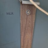 Design wall mirror with lamps, Italy 1970s