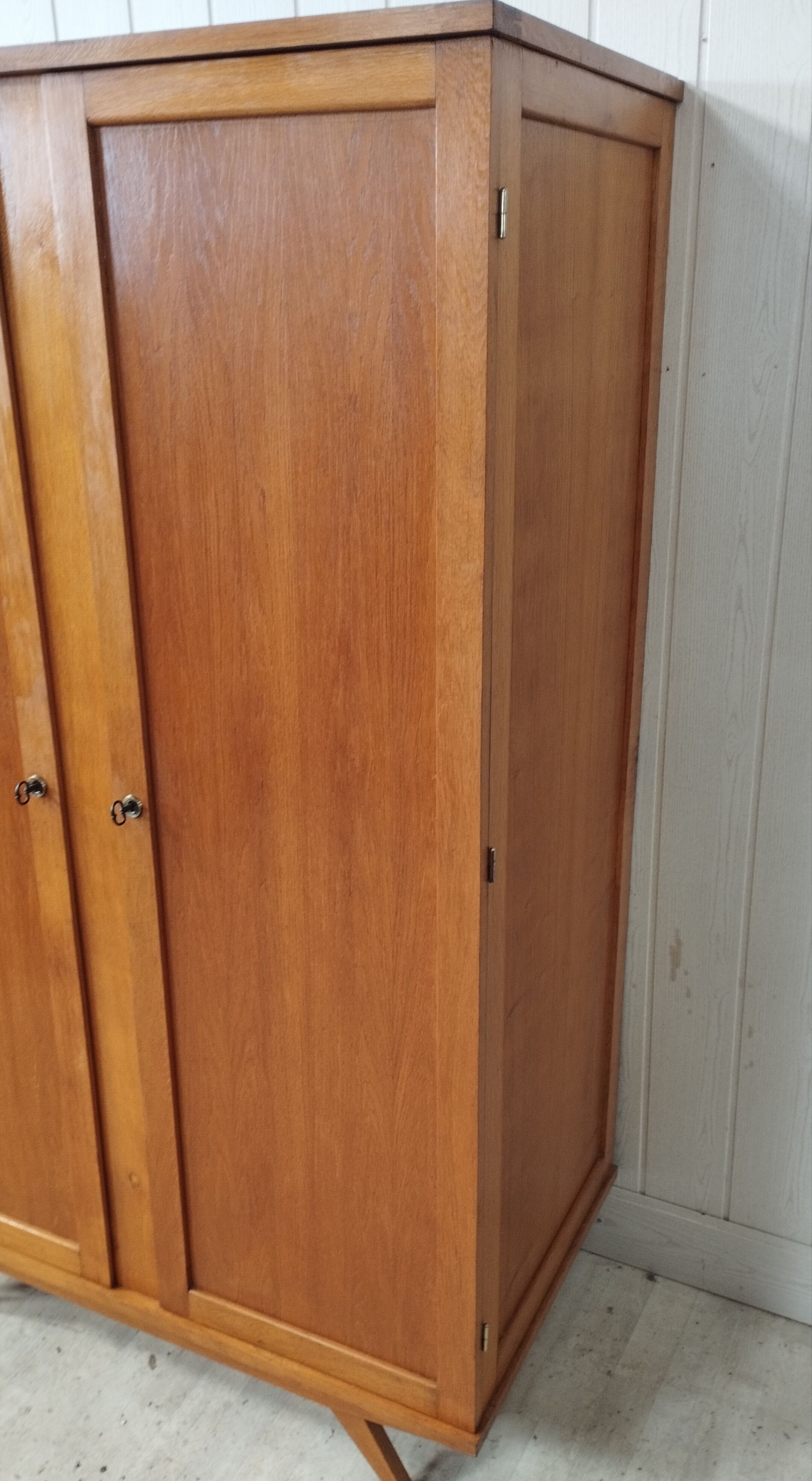 Vintage compass feet cabinet