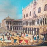 Painting of Venice after the work of Canaletto