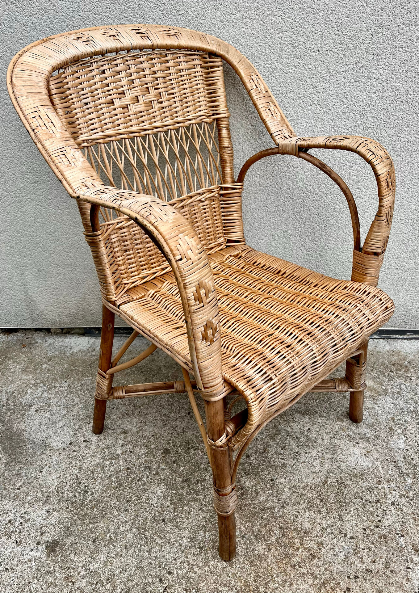Fauteuil en rotin 