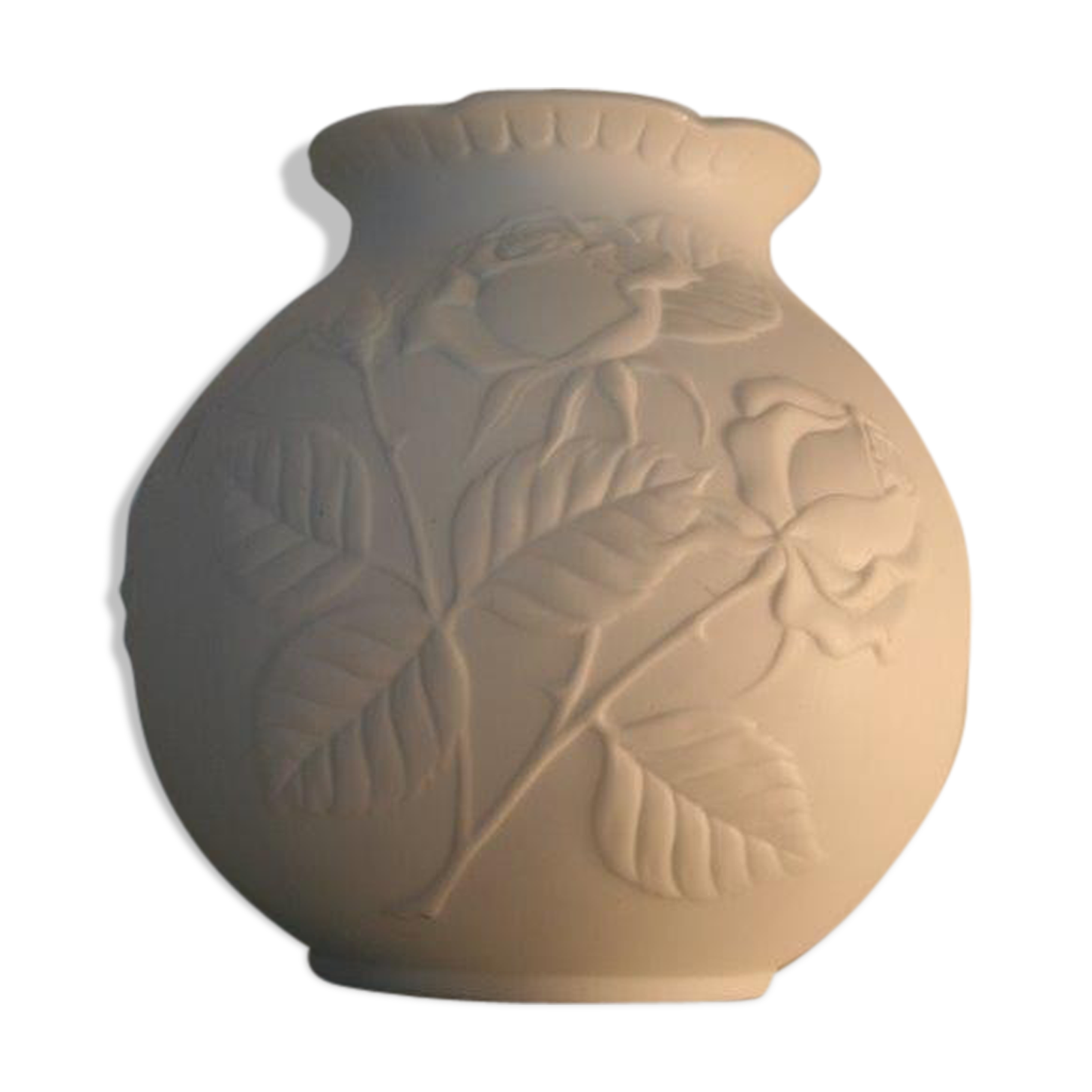 Vase kaiser M.Frey porcelain biscuit pattern pink pattern