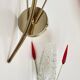 Pair of retro 60s wall lights