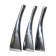 Set of 3 silver candlestick holders, denmark