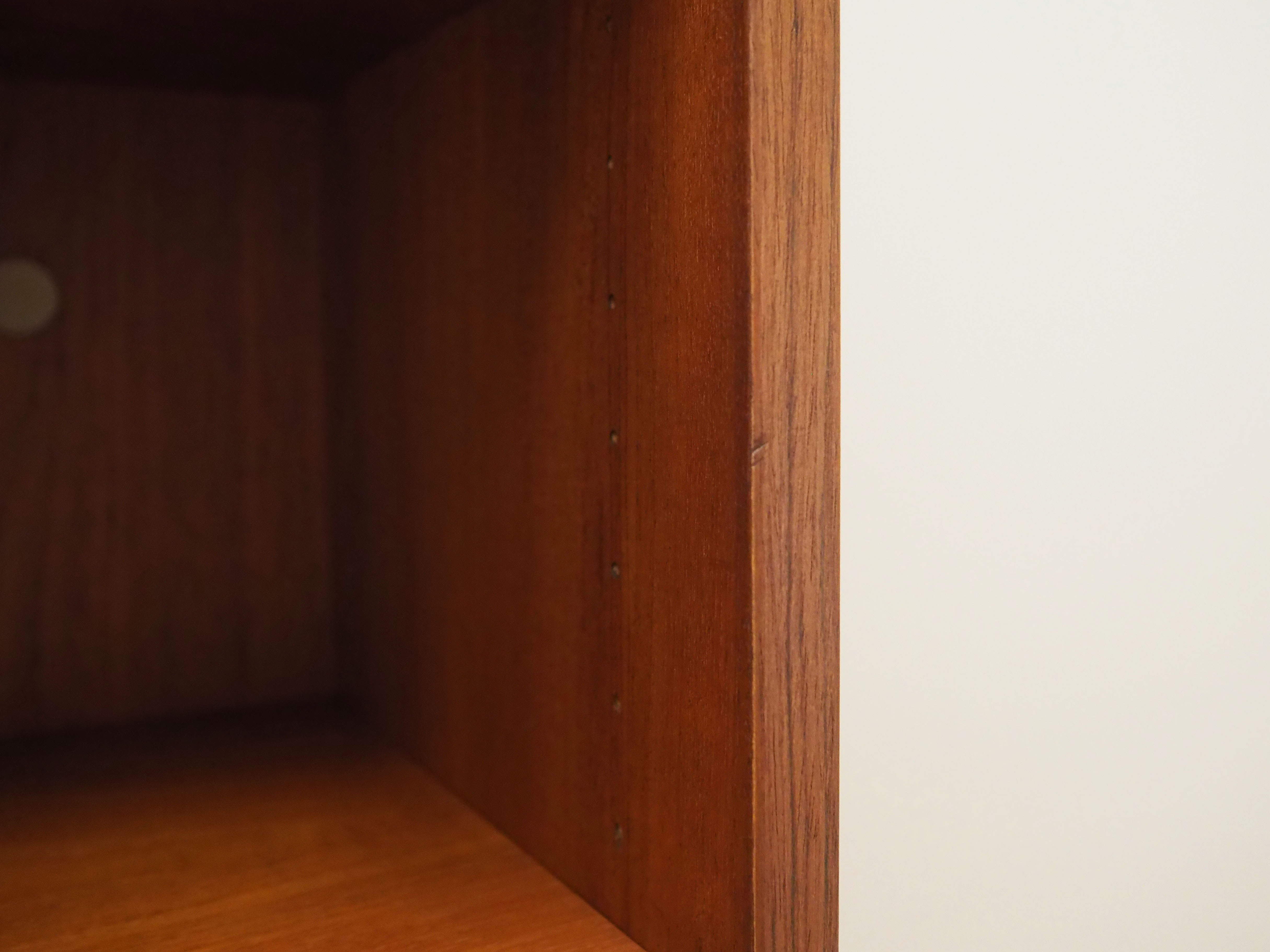 Teak bookcase, Danish design, 1970s, manufactured by Hundevad