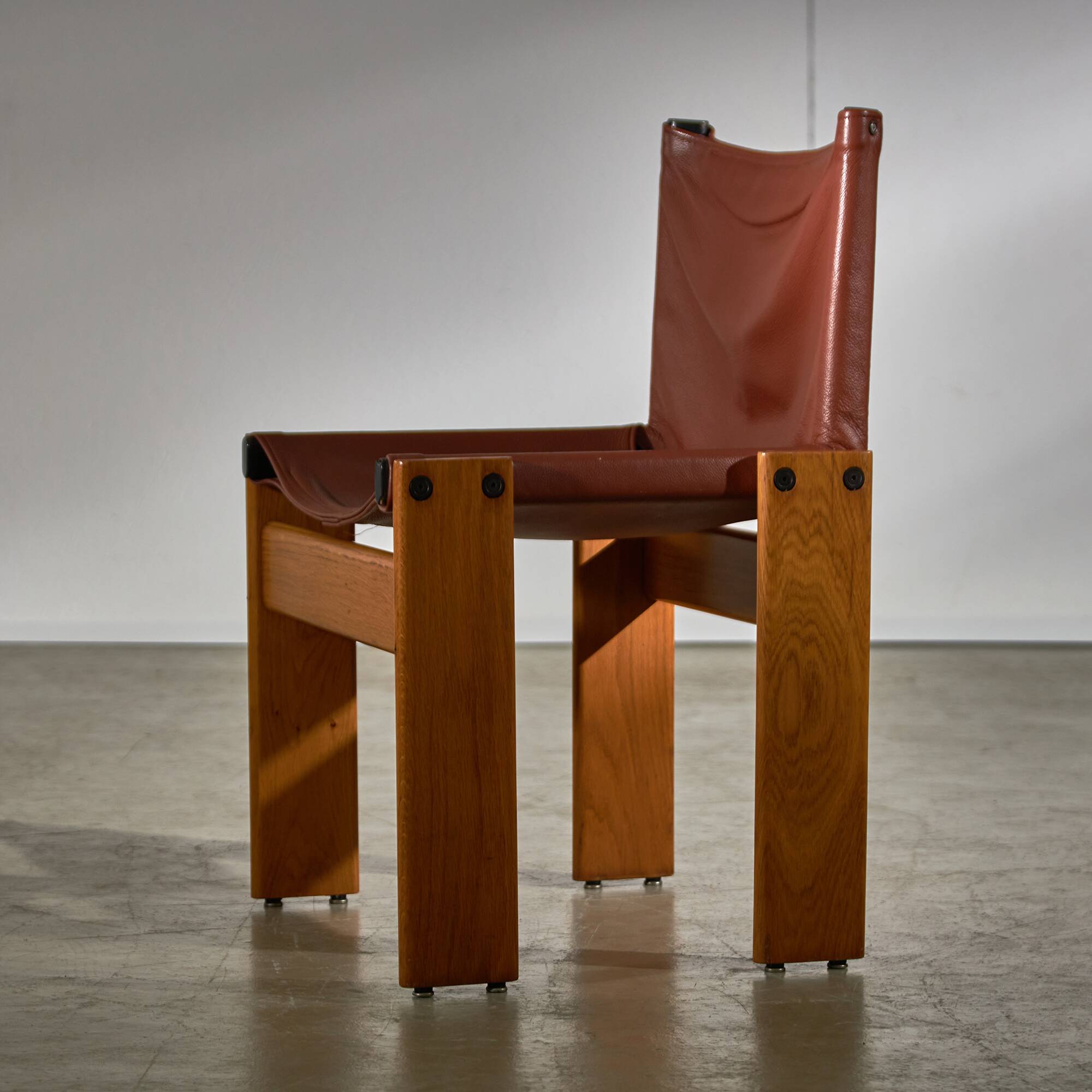 Ensemble de chaises Monk par Afra et Tobia Scarpa pour Molteni, 1973
