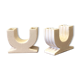 Pair of enamelled ceramic vases