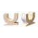 Pair of enamelled ceramic vases