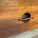 Enfilade teak tv cabinet chest of drawers 6 drawers year 1960 - width 154 cm