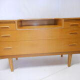 Blond oak dresser