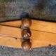 Scandinavian coat rack in solid pine