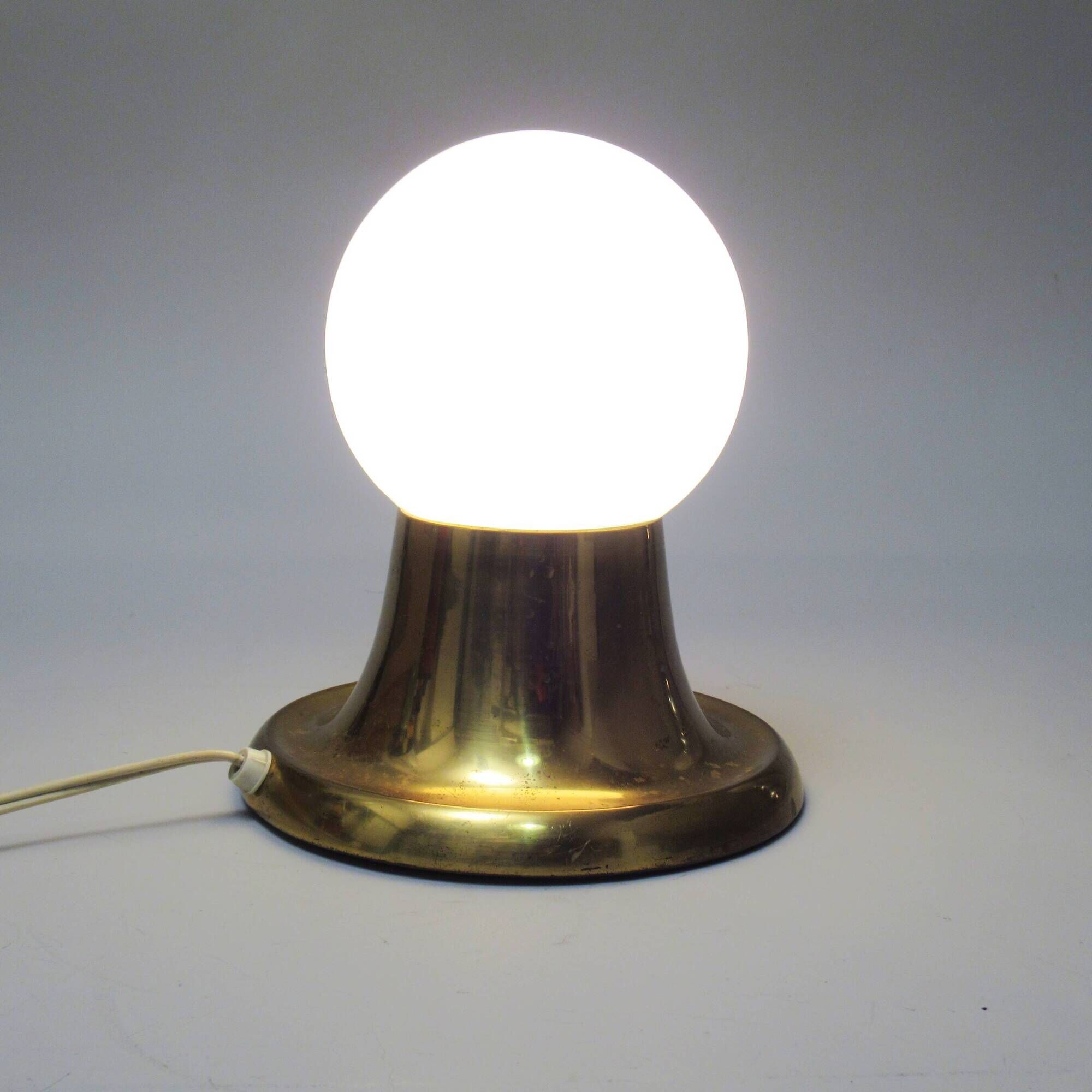 Brass lamp Light Ball Achille and Pier Giacomo Castiglioni Flos