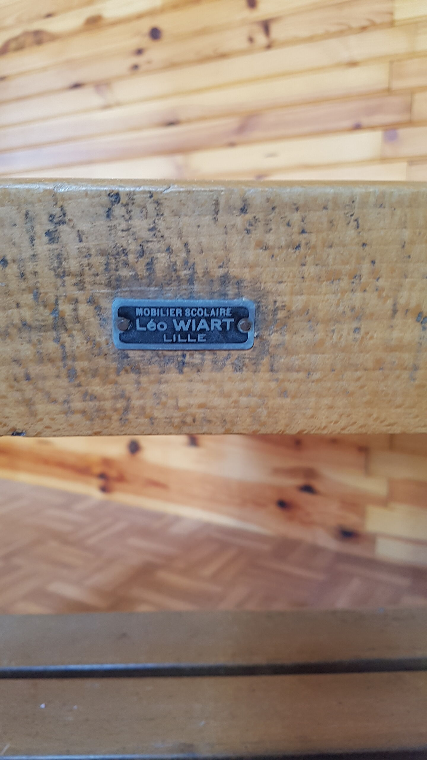 Double school desk Léo Wiart